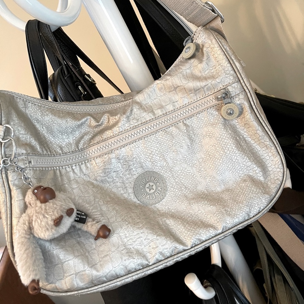 Kipling Silver Crossbody